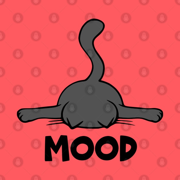 Exhausted Cat Mood by KayBee Gift Shop