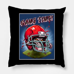 Skull Helmet Fury Pillow