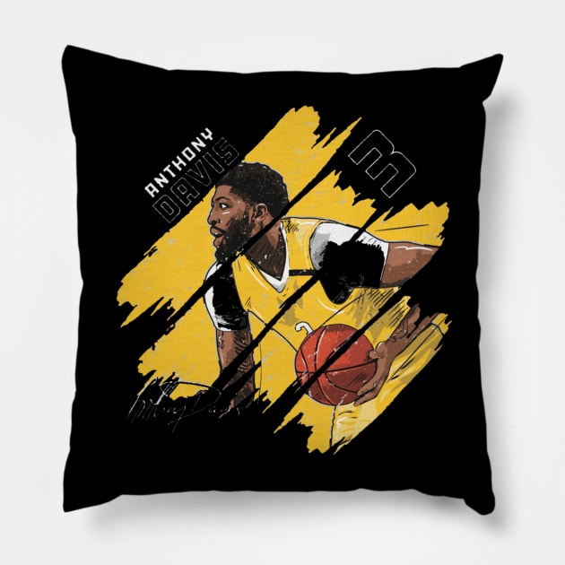 anthony davis stripes Pillow by mazihaya pix