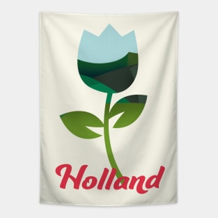 Holland Tulip Vacation art Tapestry