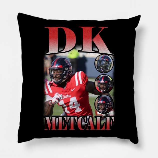 BOOTLEG DK METCALF VOL 2 Pillow by hackercyberattackactivity