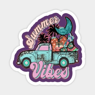 Summer Vibes Truck Magnet