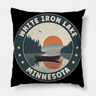 White Iron Lake Minnesota Sunset Pillow