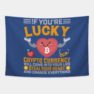 Lucky Crypto Design Tapestry