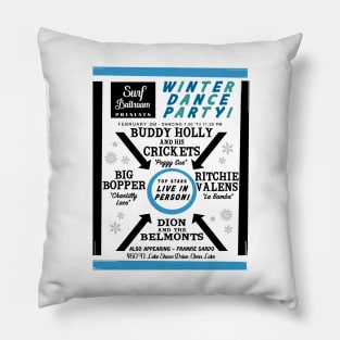 Buddy Holly Clear Lake Pillow