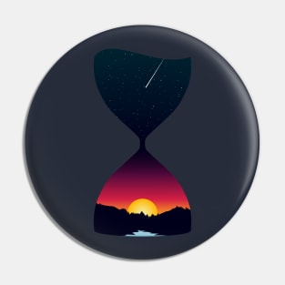 As days turn to night sunset sandglass carpe diem gift idea present Pin