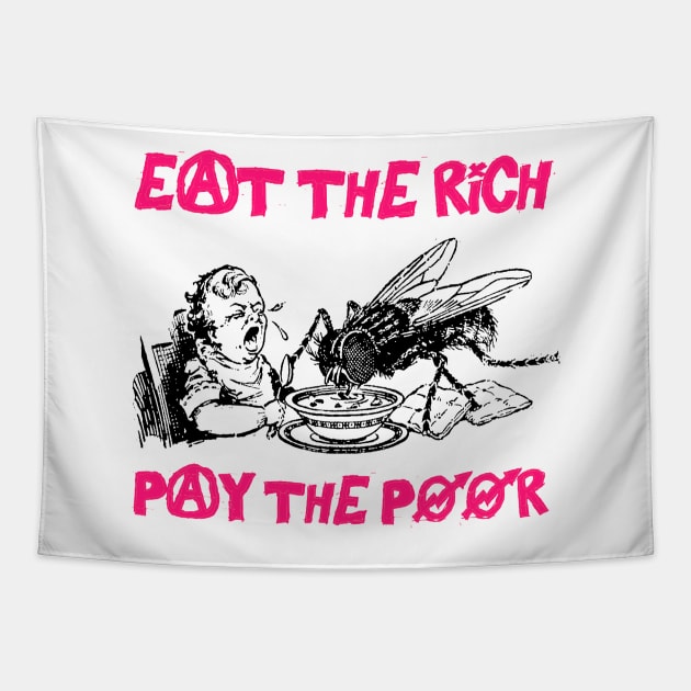 Eat The Rich Tapestry by fuzzdevil