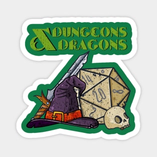 Dungeons & Dragons Retro Magnet