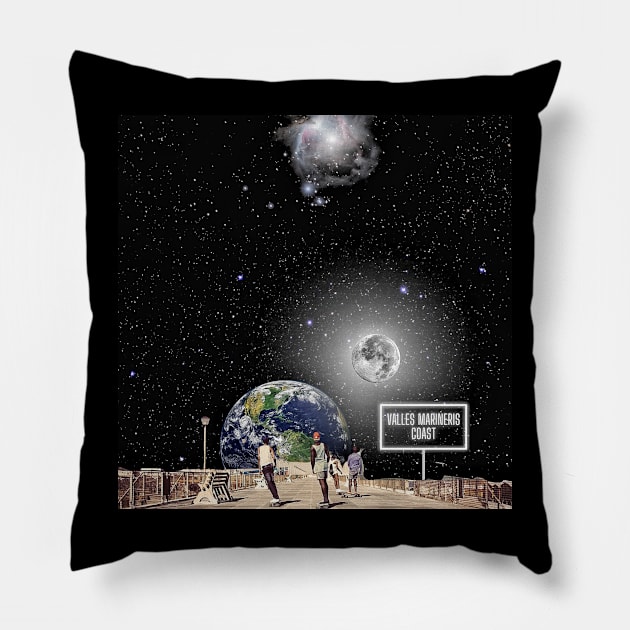 Stellar Skateboard Crew Pillow by Eventorizont