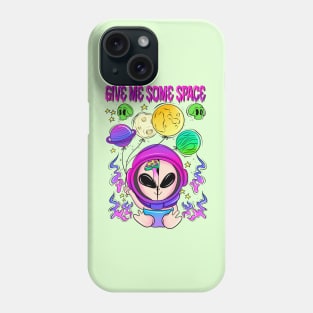 Give Me Some Space Trippy Baby Alien Phone Case