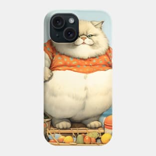 Cats at Sea: Fat Cats, little boats Phone Case