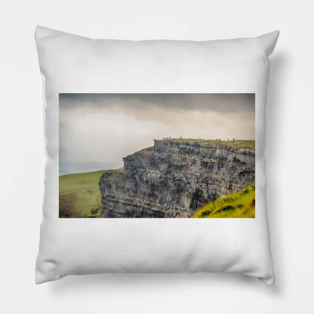 Cliffs of Moher, County Clare, Ireland 3 Pillow by mbangert