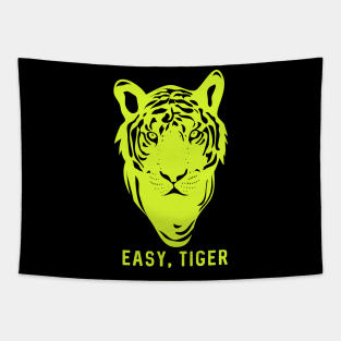 Easy Tiger Tiger's Face Graphic Tapestry