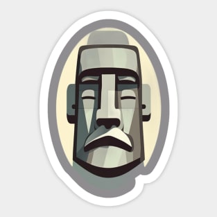 Moai Emoji Stickers for Sale