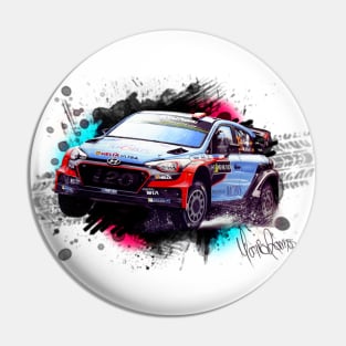 Dani Sordo's Hyundai i20 WRC Pin