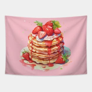 Strawberry Pancakes Tapestry