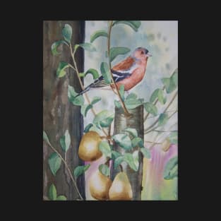 Chaffinch in a pear tree T-Shirt