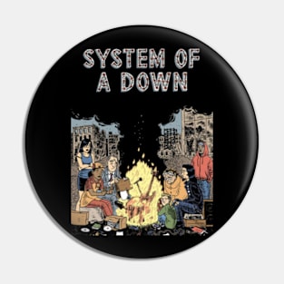 SYSTEM OF A DOWN MERCH VTG Pin