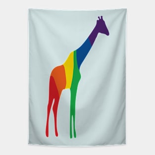 Rainbow Giraffe Tapestry