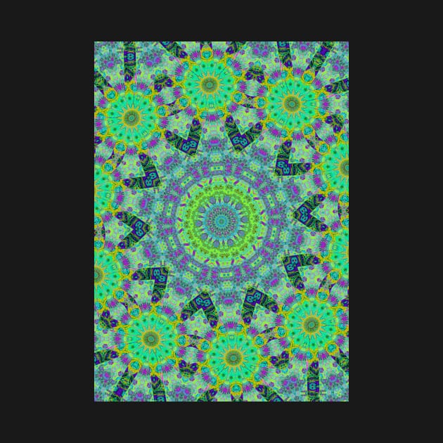 Greener shamanic psychedelic kaleidoscope by Stonerin