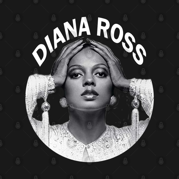 Diana Ross Grayscale by wsyiva