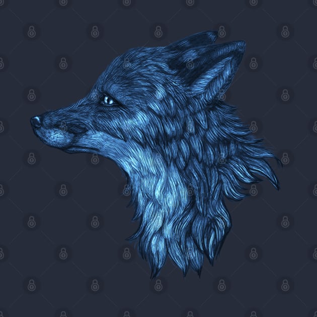 Blue Fox by theaberranteye