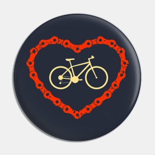 Bicycle chain BMX biker cyclist gift idea present Pin