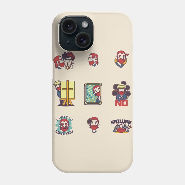 Van Gogh Stickers Phone Case by Tobe_Fonseca