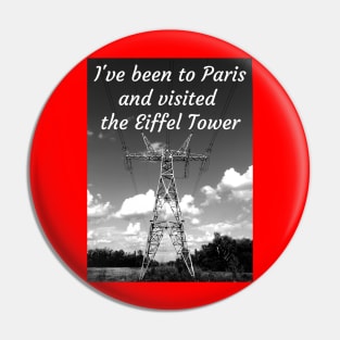 The Eiffel Tower Joke Pin