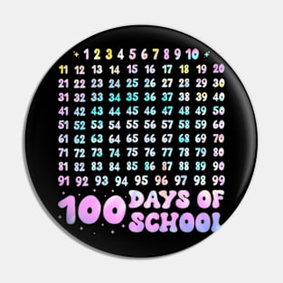 100Th Day Of School Teacher Kids 100 Days Math Numbers Pin