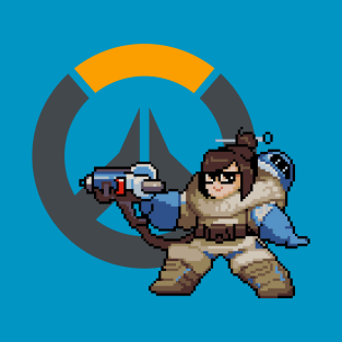 Overwatch - 16-Bit Mei W/ Logo T-Shirt