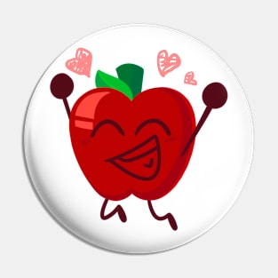 Apple (Inanimate Insanity) Pin