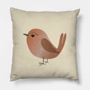 Cute wren Pillow