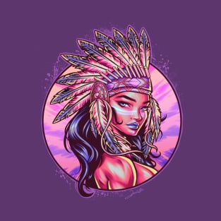 Native Indian Girl T-Shirt