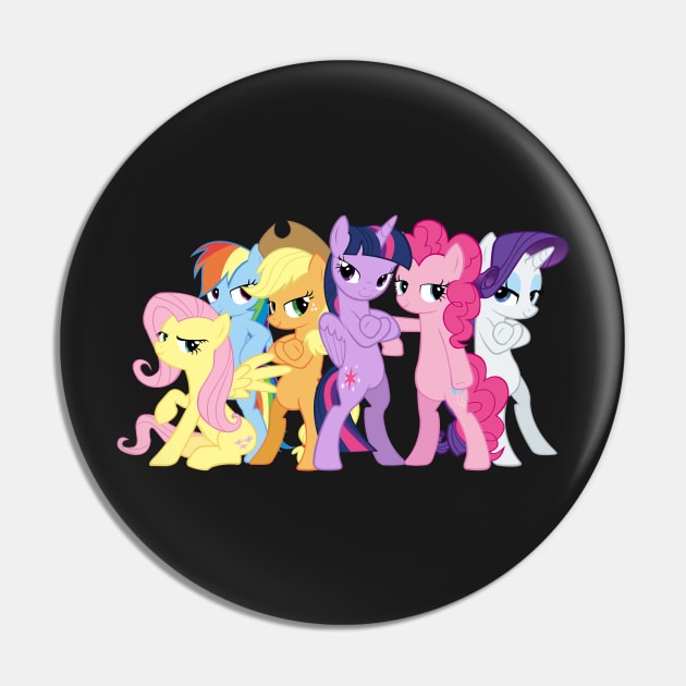 Mane Six Pin by Brony Designs