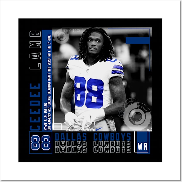 Dallas Cowboys Cee Dee Lamb 88 American Football Player Wall