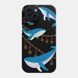 Flying whales Phone Case