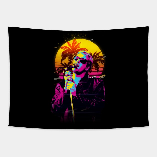 Black Gives Way to Blue In Chains Fan Merch Tapestry by Mushroom Time