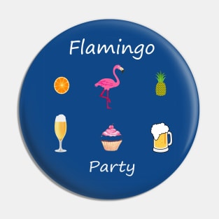 Flamingo Party Pin