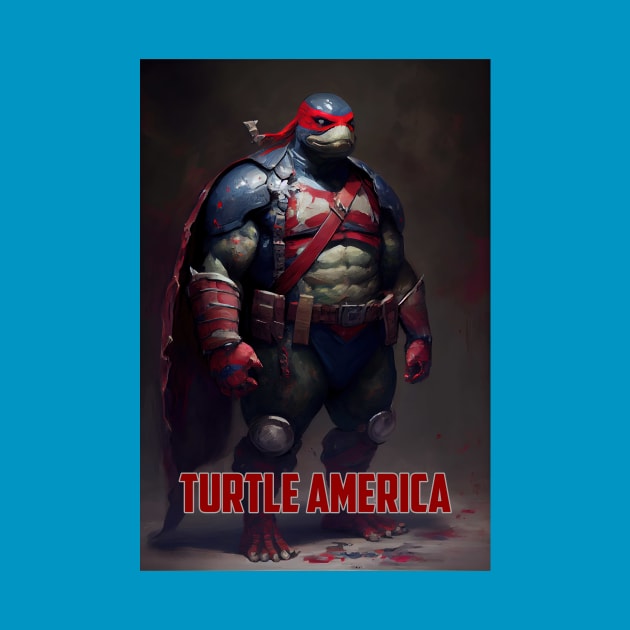 Turtle America - Oil paint by ABART BY ALEXST 