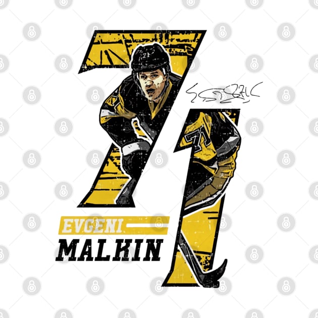 Evgeni Malkin Pittsburgh Offset by stevenmsparks