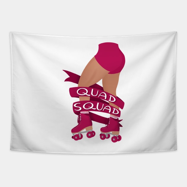 Quad Squad - Color Option 1 Tapestry by ktomotiondesign