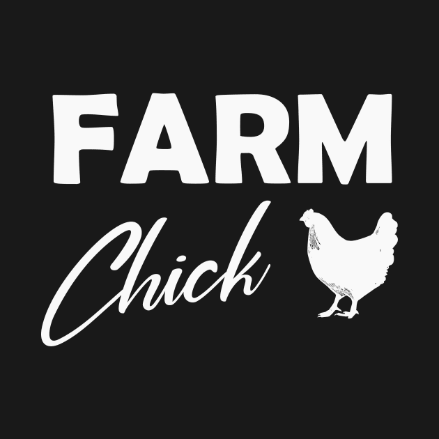 Farm Chick Farmer Woman by Foxxy Merch