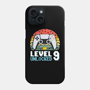 Level 9 Unlocked Vintage Retro Gaming Phone Case