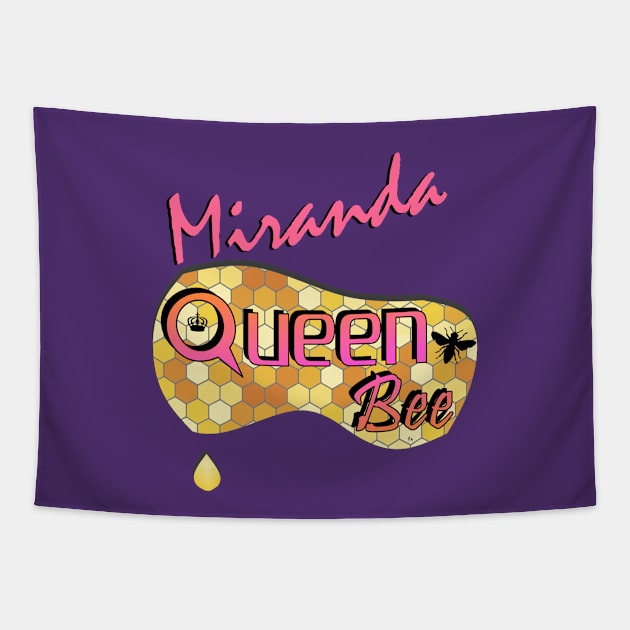 Miranda Queen Bee Tapestry by  EnergyProjections