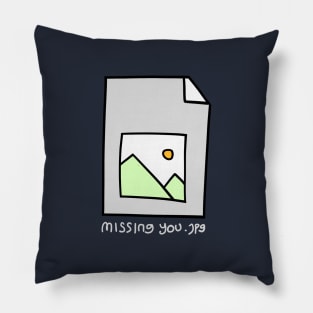 jpg icon aesthetic Pillow