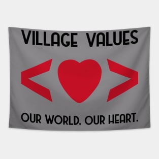 Village Values Tapestry