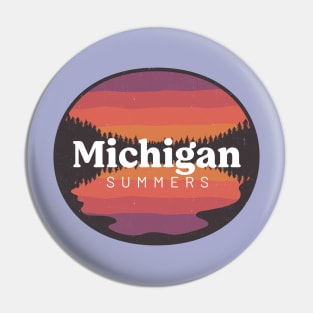 Michigan Summers Pin