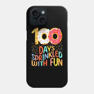 100 Days Of School Donuts Happy 100th Day Of School Phone Case