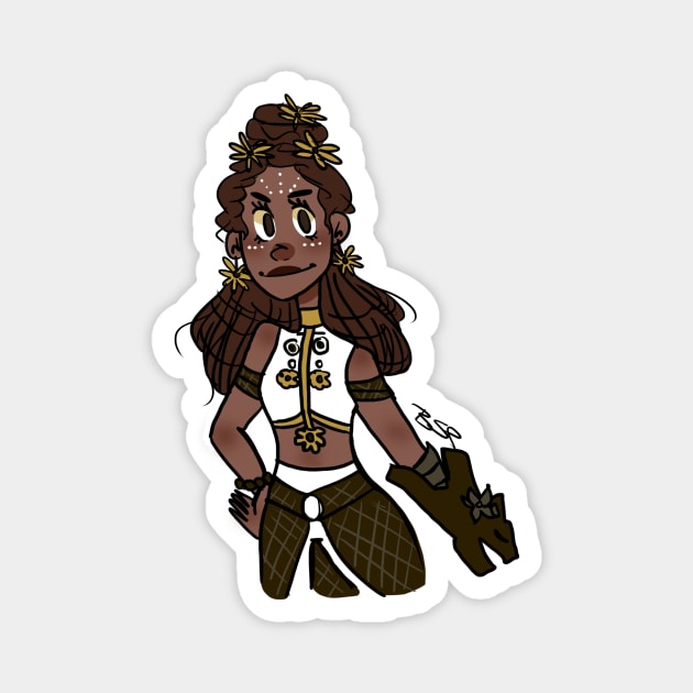 Shuri Magnet by MershadiesArt